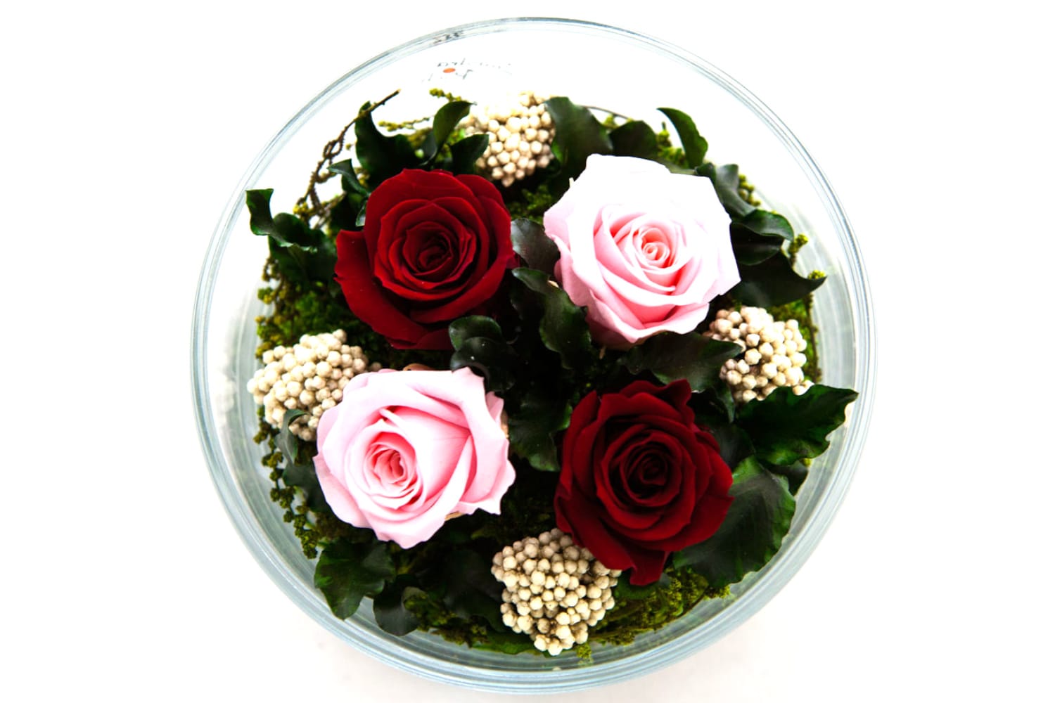 Infinity-Rosen-Arrangement-Dunkel-Rot