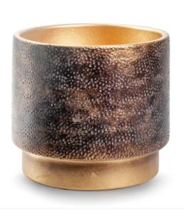 Keramik Vase Gold