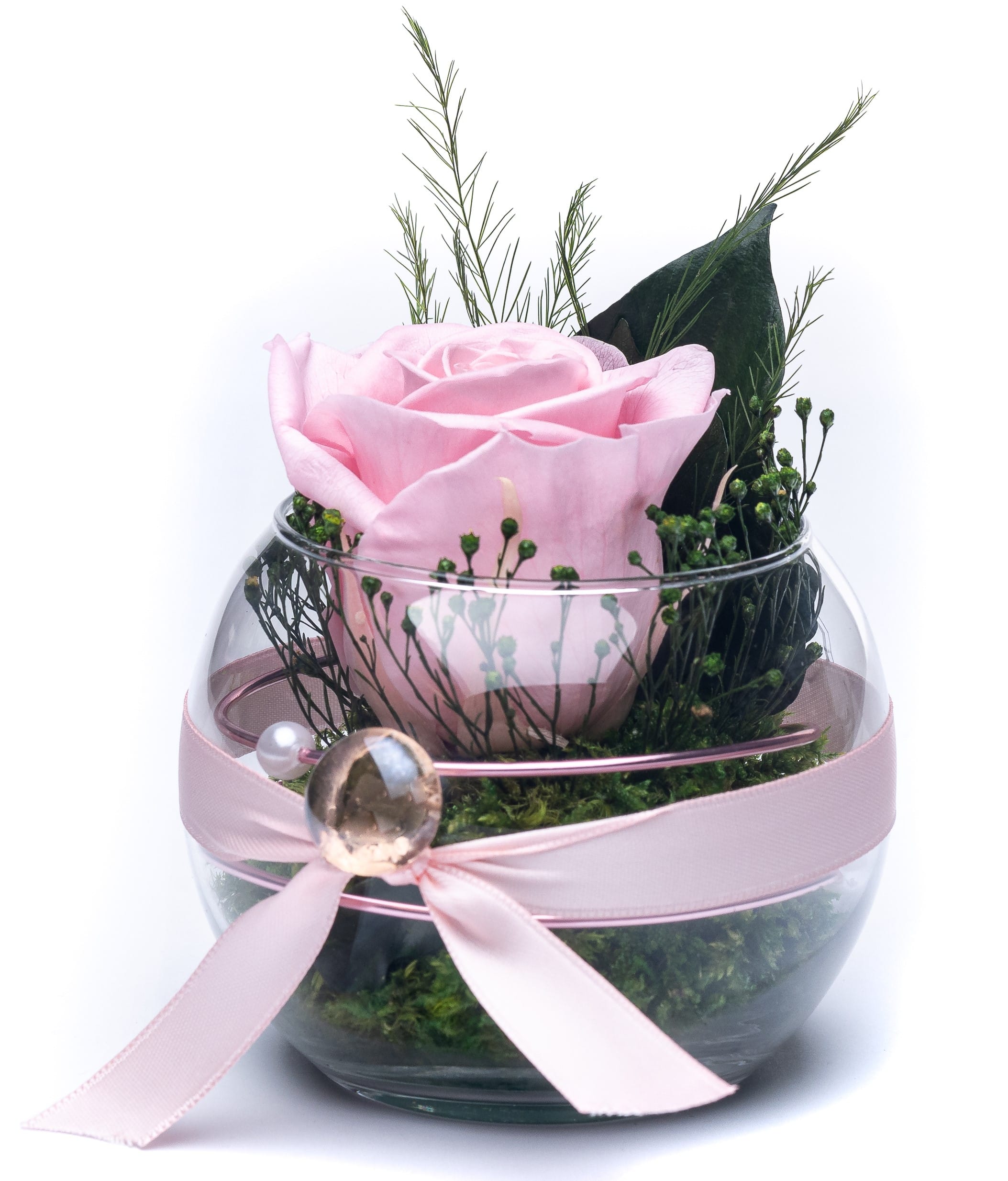 Konservierte Rose Pink im Glas – Infinity Rose | Elegantes Rosen Geschenk