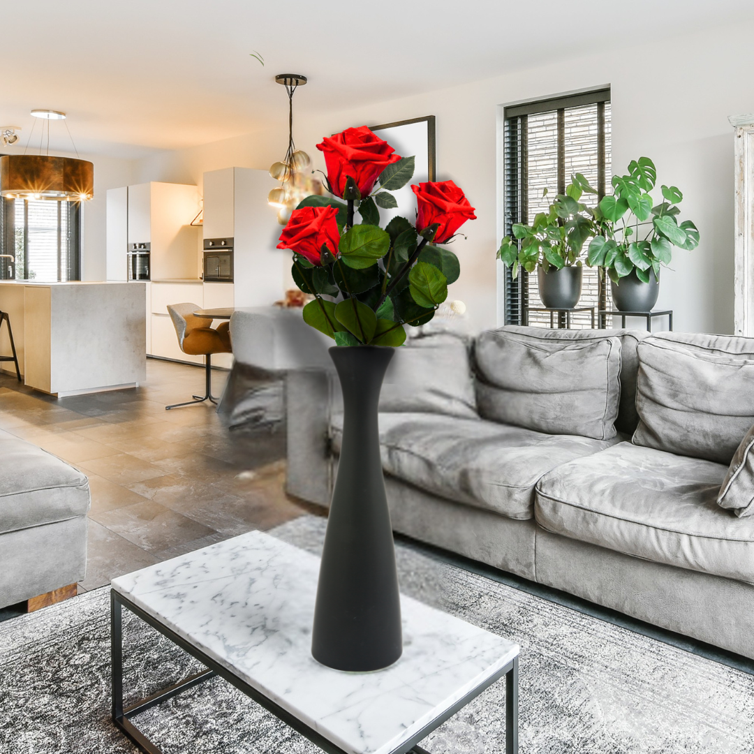 Rosen am Stil Dekorationen in Wohnzimmer